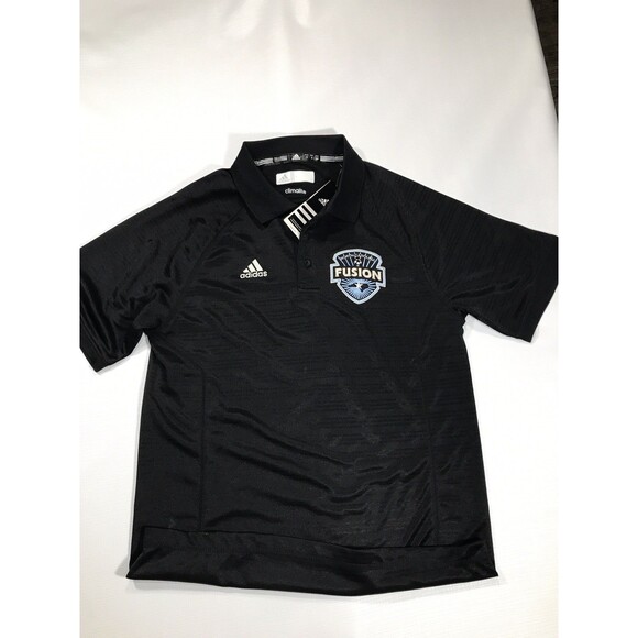 Men's Adidas North Carolina Fusion Soccer Polo Shirt size small NWT - Picture 1 of 10